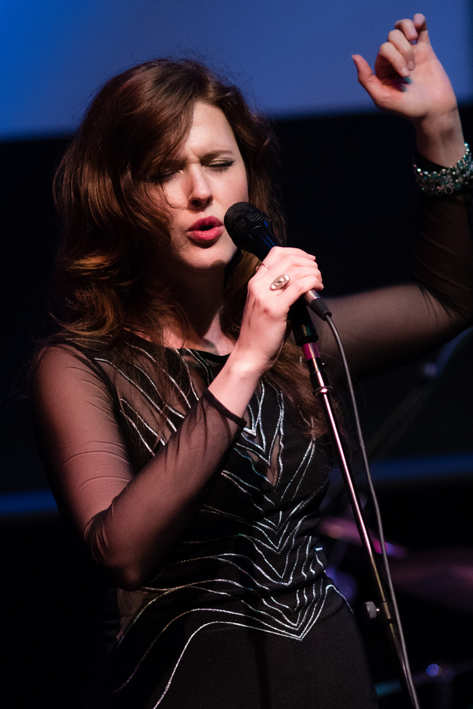 July 17, 2015 at the Wildish Community Theater to celebrate the release of her album "Butterfly Blue."